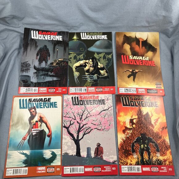 Savage Wolverine Marvel Comics 2013-14 Lot of 12 Assorted Issues #6+ - Picture 2 of 3